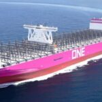 ONE recibe su primer portaaviones «Megamax» de 24.000 TEU