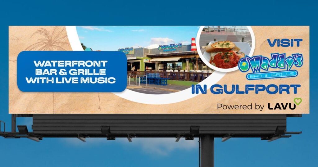 Lavu alcanza más de mil millones de pedidos y lanza un programa de publicidad en vallas publicitarias para promocionar restaurantes locales con O’Maddy’s en Gulfport, Florida |  Negocio Nacional