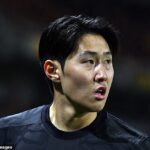 El compañero de equipo surcoreano de Son Heung-min, Lee Kang-in, ‘podría ser demandado por casi £600.000 en daños y perjuicios por parte de los anunciantes después de que los Spurs intentaran atacar a la estrella’… y podría ‘tener que pagar MILLONES’ por la ‘controversia social’
