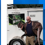 El propietario de Goose Creek pide la devolución del tráiler con temática de dinosaurios