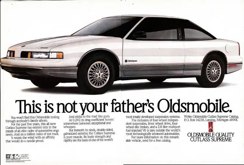 Anuncio de Oldsmobile