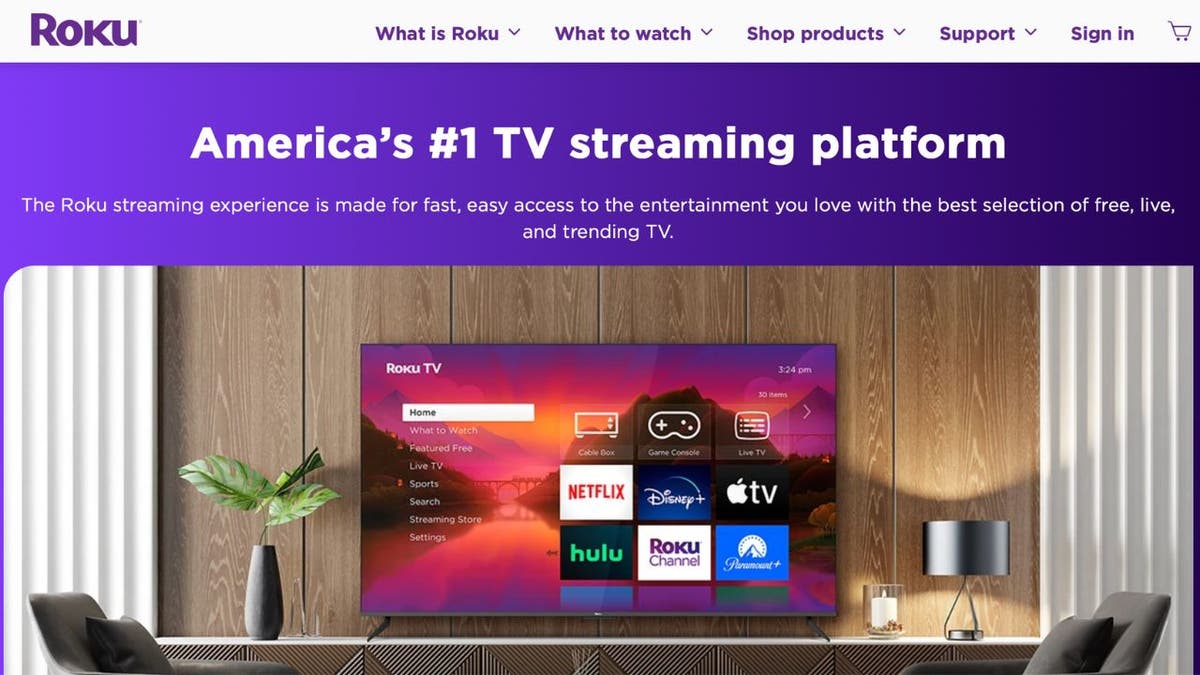 FOTO del sitio web de Roku