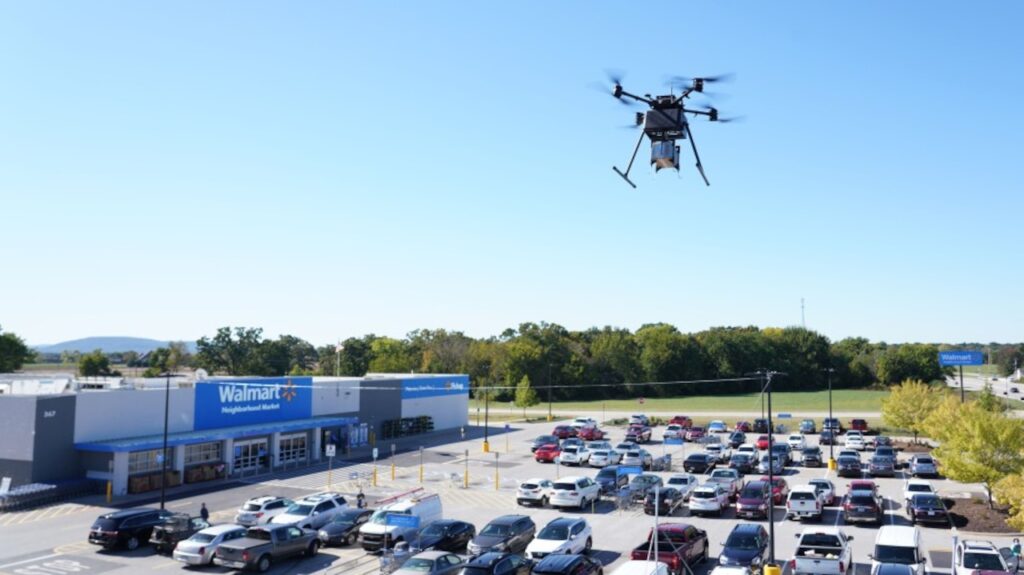 Walmart amplía la entrega con drones y ofrece servicio exprés a millones