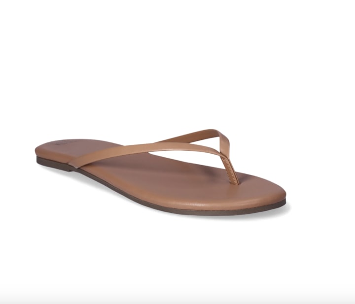 Sandalias de dedo Barely There de Time and Tru
