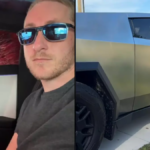 Un hombre conduce un Cybertruck a través de un túnel de lavado automático a pesar de la advertencia de Tesla de no usarlo