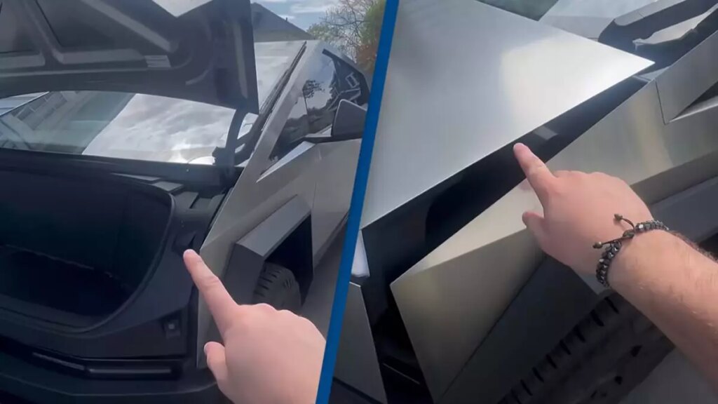 El propietario del Tesla Cybertruck se rompe el dedo al intentar demostrar que el vehículo es seguro