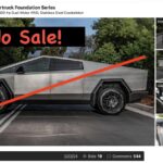 La primera reventa de subasta de Tesla Cybertruck no es …