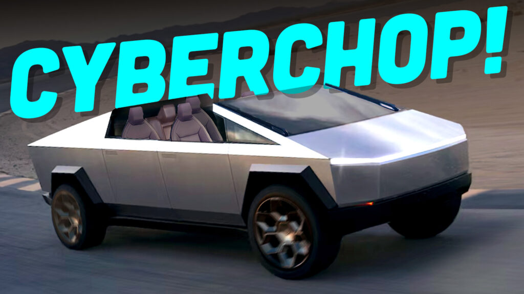 ¿Odias el techo piramidal puntiagudo del Tesla CyberTruck?  vamos a cortarlo