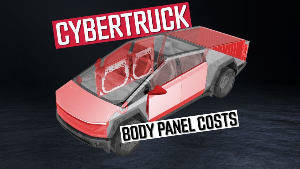 Esto es lo que cuesta reemplazar los paneles de la carrocería de acero inoxidable en un Tesla Cybertruck