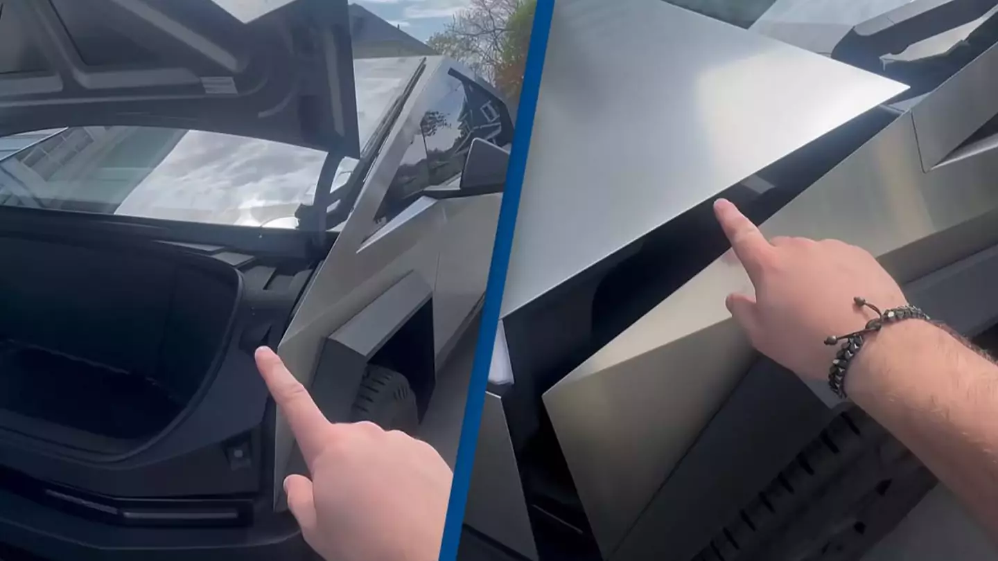 El propietario del Tesla Cybertruck se rompe el dedo al intentar demostrar que el vehículo es seguro