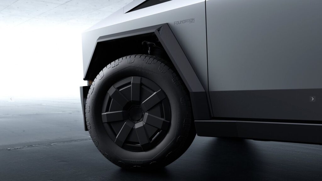 La serie Tesla Cybertruck Foundation obtiene nuevas opciones de ruedas e interiores