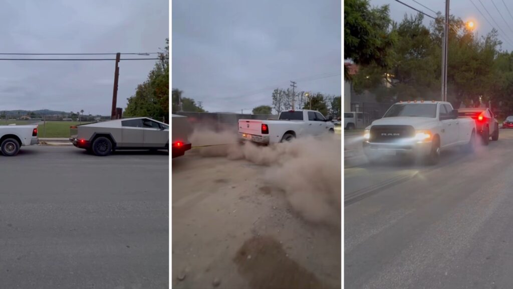 Tesla Cybertruck vs.  El tira y afloja de la RAM 3500 todavía plantea algunas preguntas