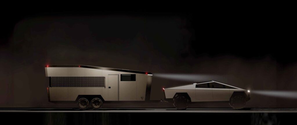 El nuevo CyberTrailer de vehículo vivo de 175.000 dólares coincide con el Tesla Cybertruck