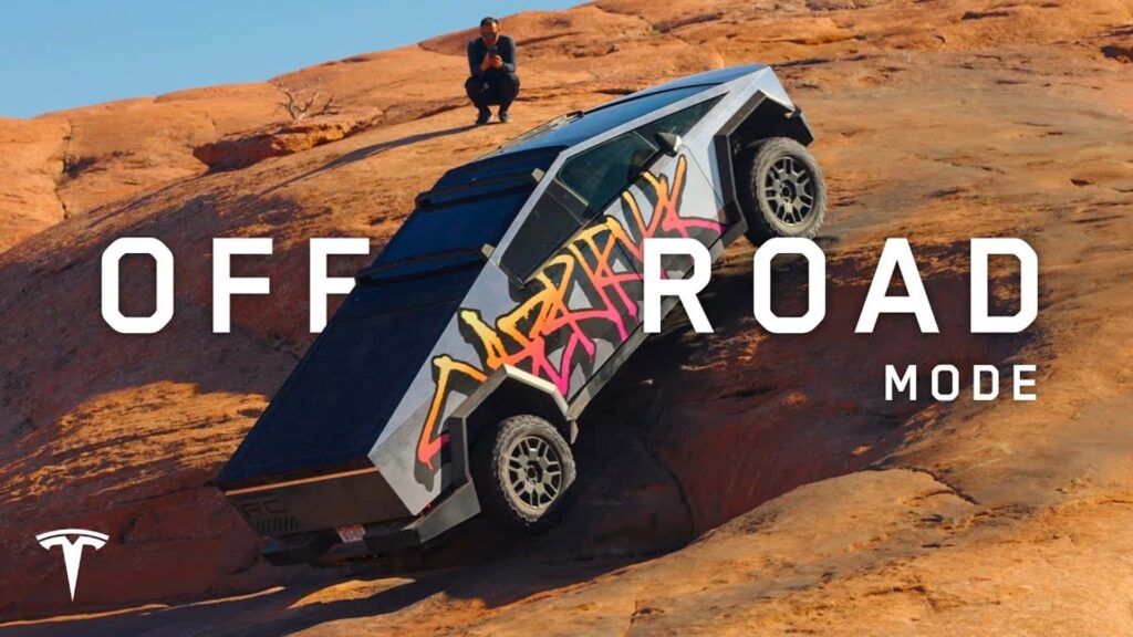 Revelado el nuevo modo Off-Road del Tesla Cybertruck