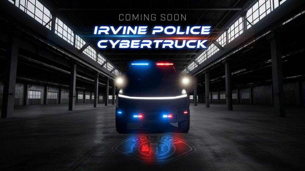 Irvine PD compra Tesla Cybertruck para ‘compromiso comunitario’