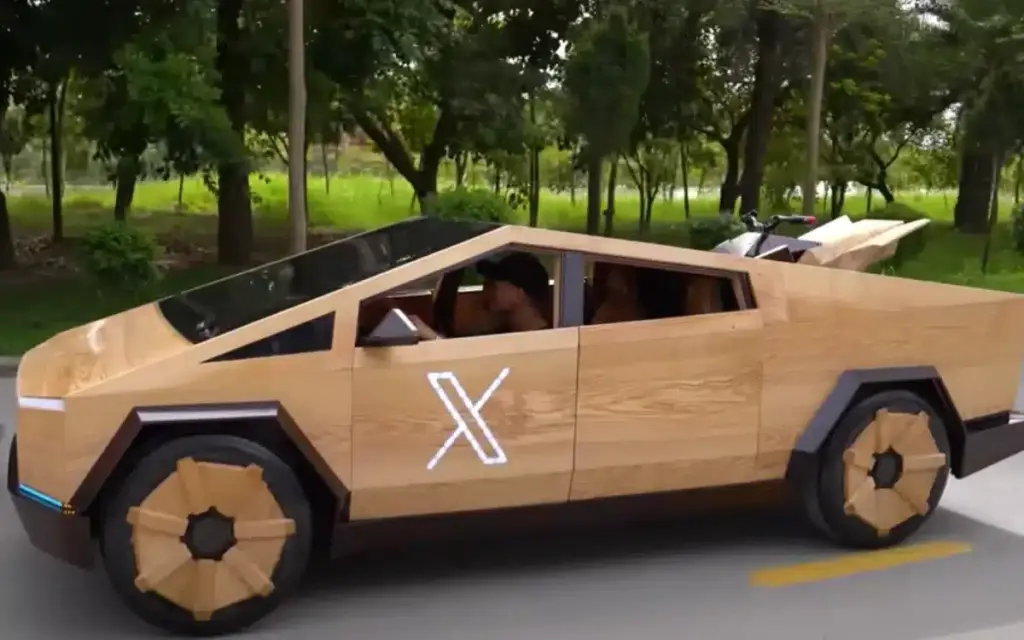 Cómo Elon Musk ayudó a un hombre que construyó un Cybertruck de madera