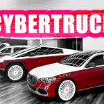 Los colores del rapero de Houston combinan el Cybertruck con su Maybach