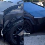 Un Tesla Cybertruck sufre graves daños tras un choque con un Tesla Model 3: el Model 3 salió relativamente ileso