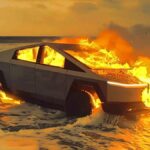 Imágenes de un Tesla Cybertruck incluido en los engaños en línea de Fire Fuel