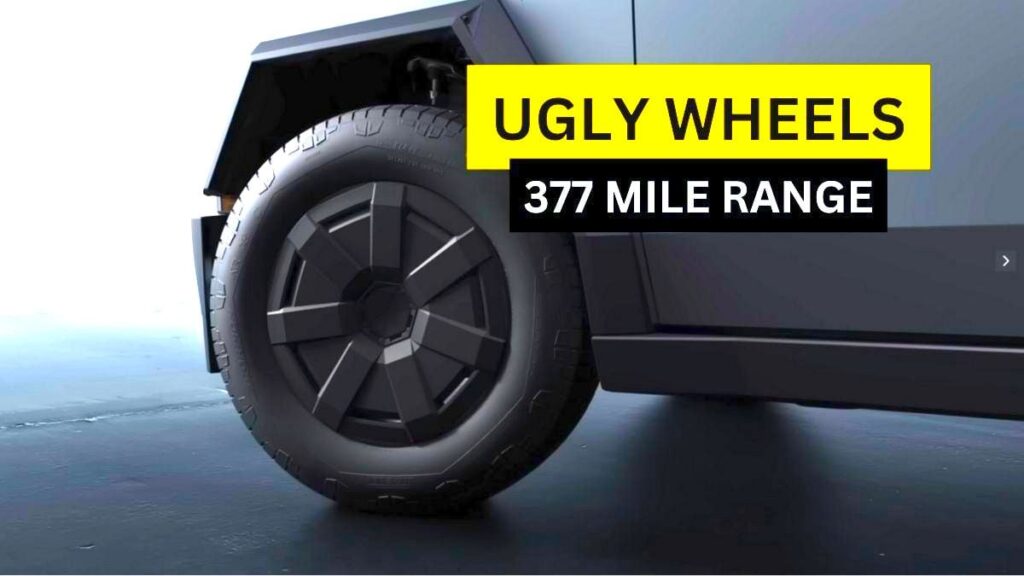 Cambié mi futuro Tesla Cybertruck por ruedas inadaptadas «Cyber Wheels» y neumáticos Pirelli Scorpion, y mi alcance aumentó a 377 millas.