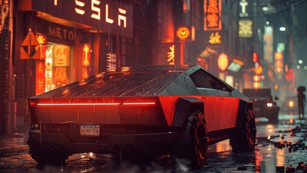 Elon Musk muestra una imagen del Tesla Cybertruck impulsado por inteligencia artificial.  ¿Qué predice?