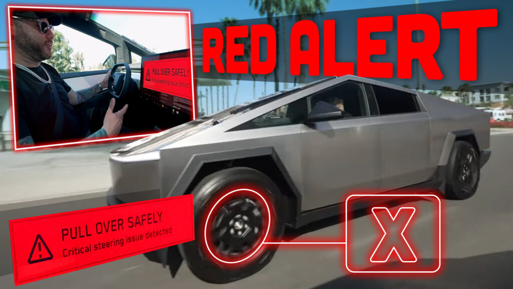 El Tesla Cybertruck hace un gran berrinche cuando algo sale mal