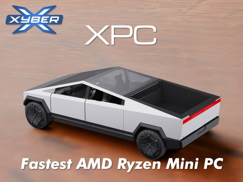 Hay una mini PC escondida dentro de este Tesla Cybertruck en miniatura