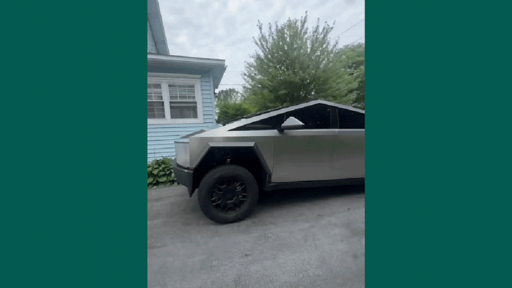 Tesla Cybertruck con Carolina Squat es cosa de pesadillas