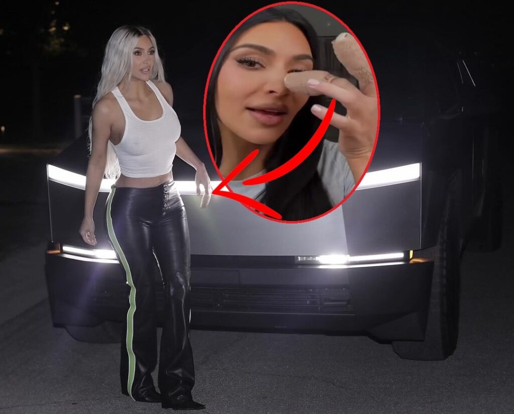 ¿Kim Kardashian se cortó dos dedos en el Frunk de su Cybertruck?