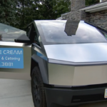 Camión de helados Tesla Cybertruck destrozado por una mujer de Ohio
