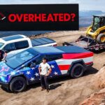 Ford F-150 se sobrecalienta en prueba de remolque de tortura contra Tesla Cybertruck
