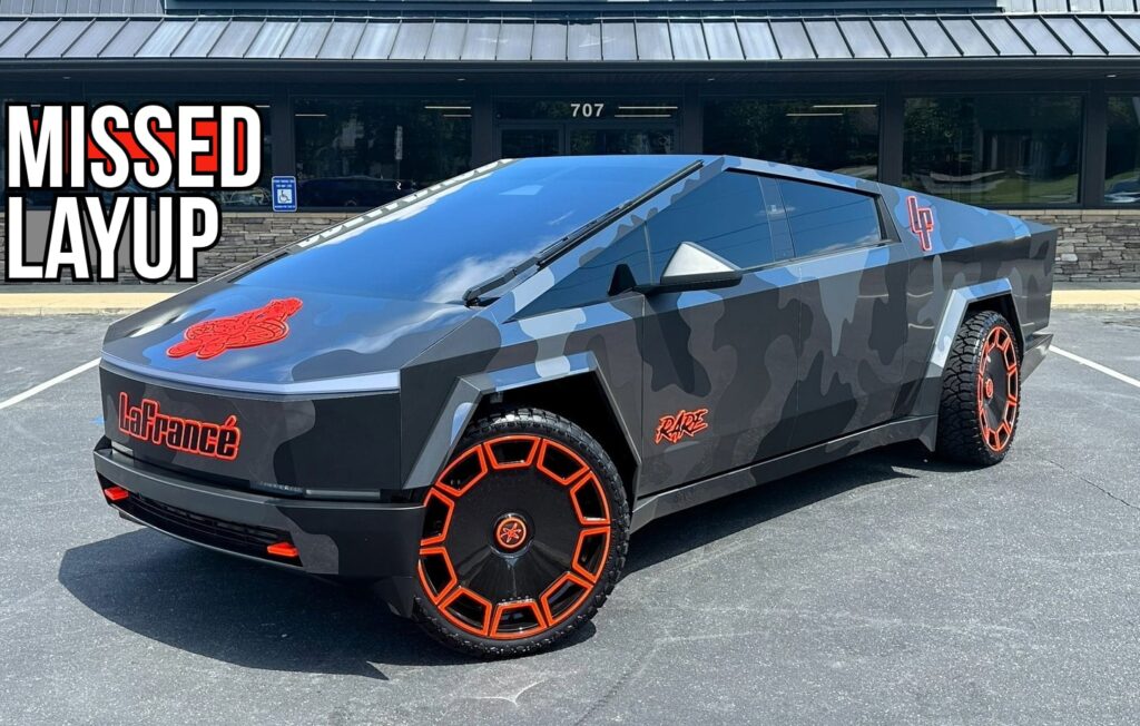 El Tesla Cybertruck personalizado de LaMelo Ball presenta una envoltura de cromo salvaje, ruedas de 26 «y logotipos exclusivos