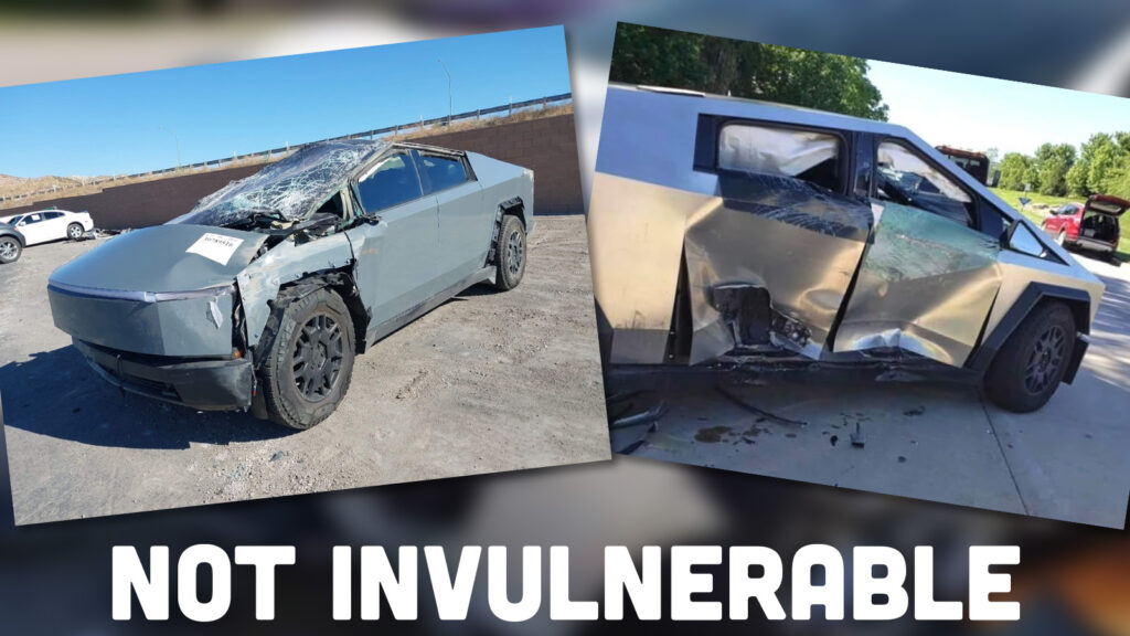 El Tesla Cybertruck es poderoso, pero no indestructible