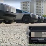 Vándalos pintan con aerosol «F—-k Elon» en 34 nuevos Tesla Cybertrucks en Florida