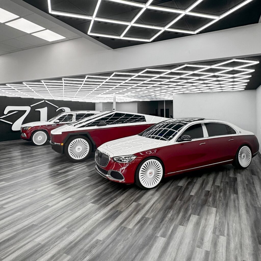 ¿El Tesla Cybertruck bicolor del rapero más atractivo en 26 y dos Maybach?