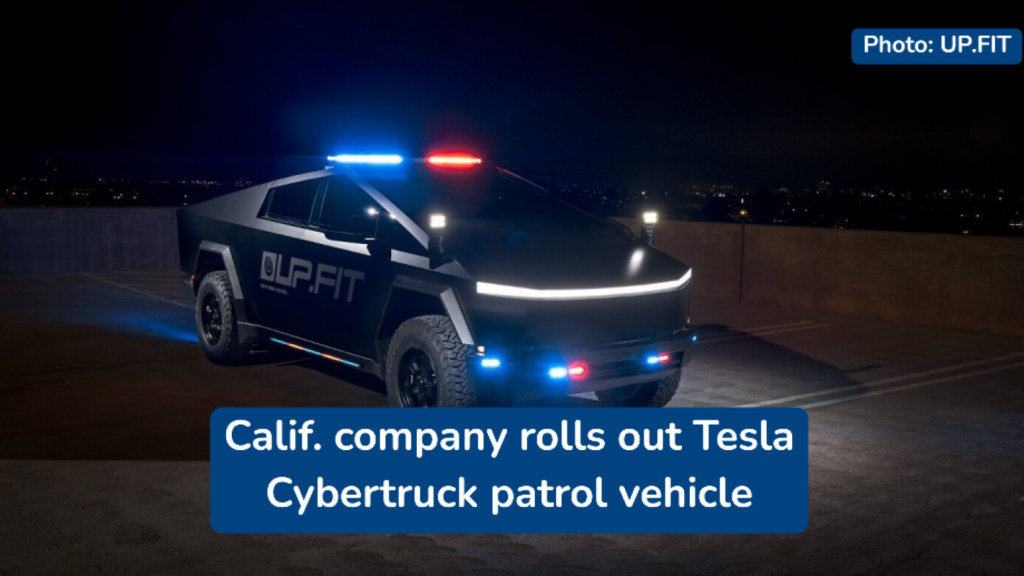 La compañía californiana ha presentado el vehículo patrulla Tesla Cybertruck