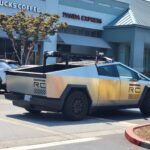 El Tesla Cybertruck ha sido visto en la naturaleza con su conjunto de sensores en el techo