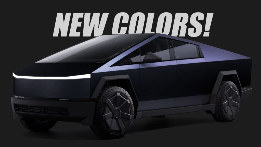 El Tesla Cybertruck ahora tiene seis colores de envoltura adicionales para elegir