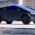El crucero policial Tesla Cybertruck parece listo para una acción seria