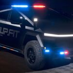 Lanzamiento del vehículo policial Tesla Cybertruck