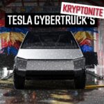El Tesla Cybertruck puede ser a prueba de balas, pero un simple lavado de autos podría ser su kriptonita