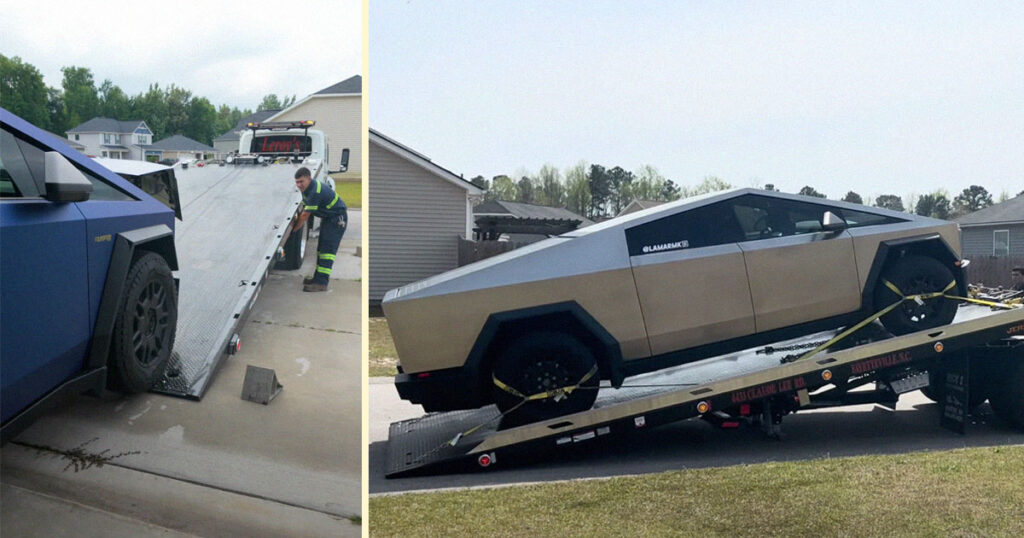 Tesla Megafan recoge dos Cybertrucks que fallan por completo