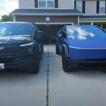 El alcance del Tesla Cybertruck mientras remolca 11,000 libras casi duplica el del Chevy Silverado EV cuando remolca la misma carga útil, según revelaron pruebas de la vida real.