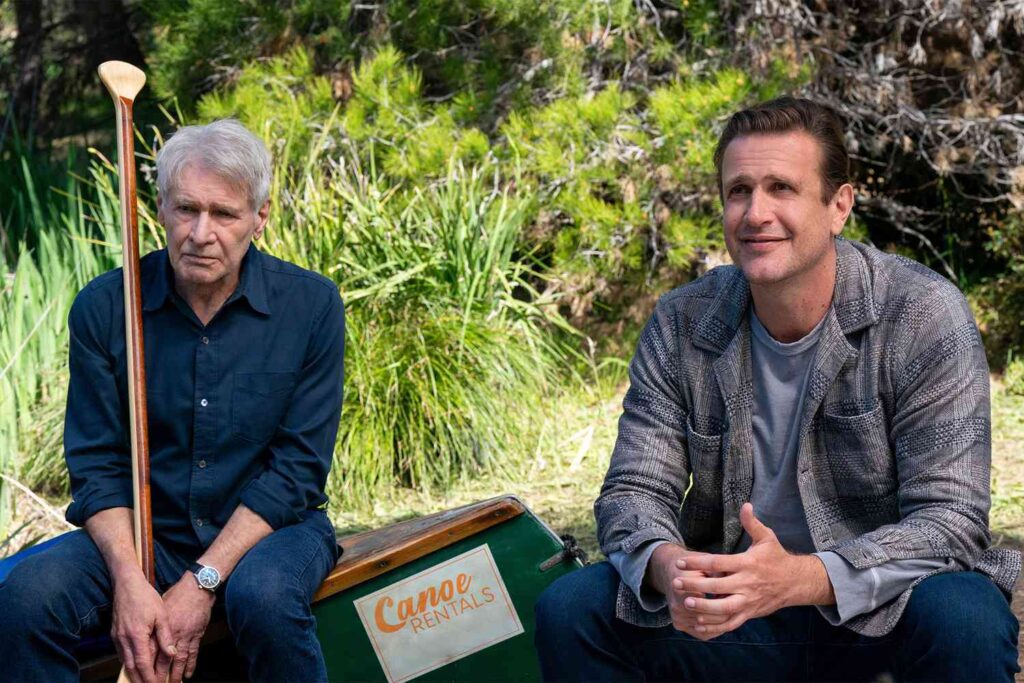 Jason Segel dice que Harrison Ford sacudió la canoa para volcarla
