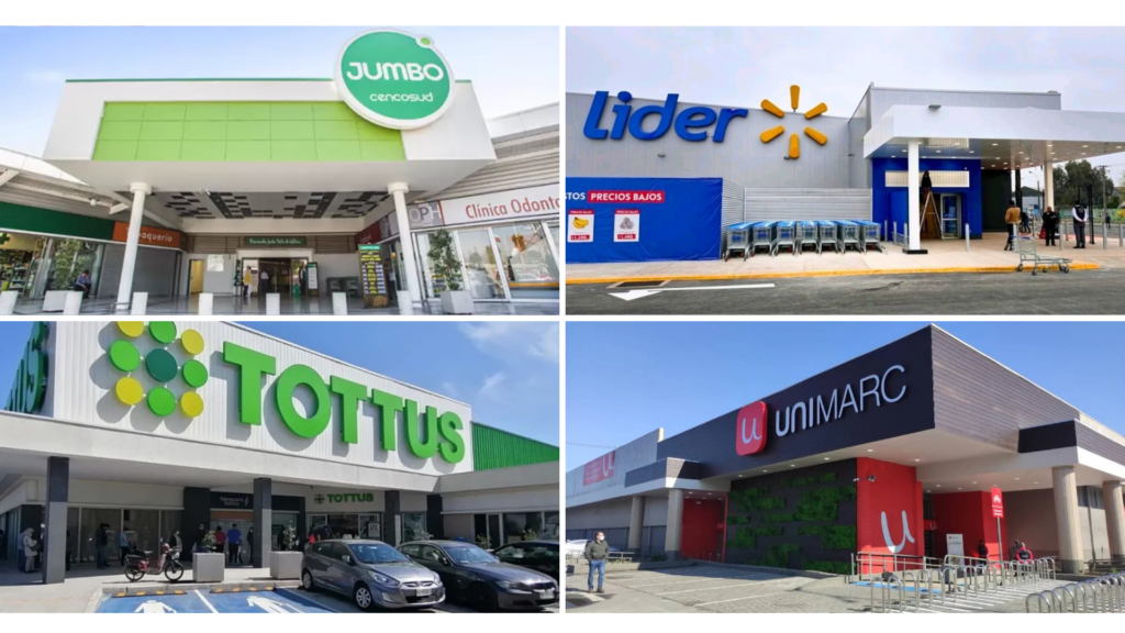 ¿Quién dirige el sector de supermercados en Chile?