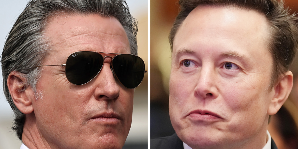 Elon Musk fue cerrado por el gobernador de California, Gavin Newsom, mientras verificaba la afirmación de los incendios de Los Ángeles