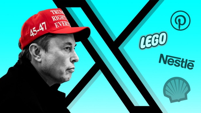 Las marcas proporcionan cantidades nominales en X anuncios para mantener a Elon Musk