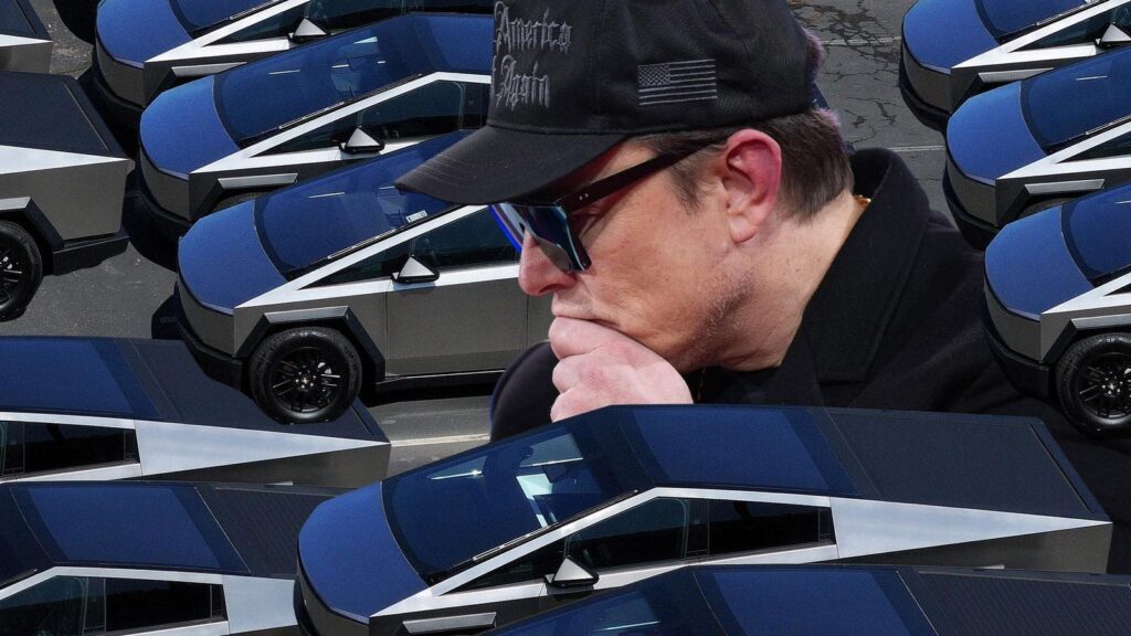 Cybertruck épico de Elon Musk fallido