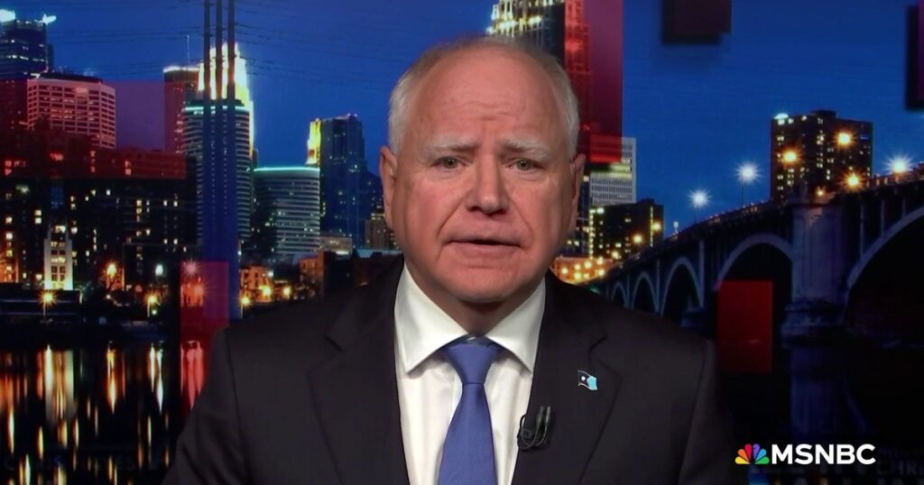 Tim Walz dice que los votantes de «personalidad tóxica» de Elon Musk