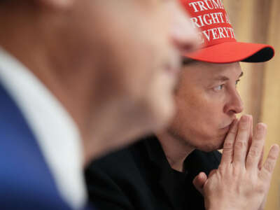 Presidente de Elon Musks, Donald Trump, presidente de la Casa Blanca, el 24 de marzo de 2025 en Washington, DC
